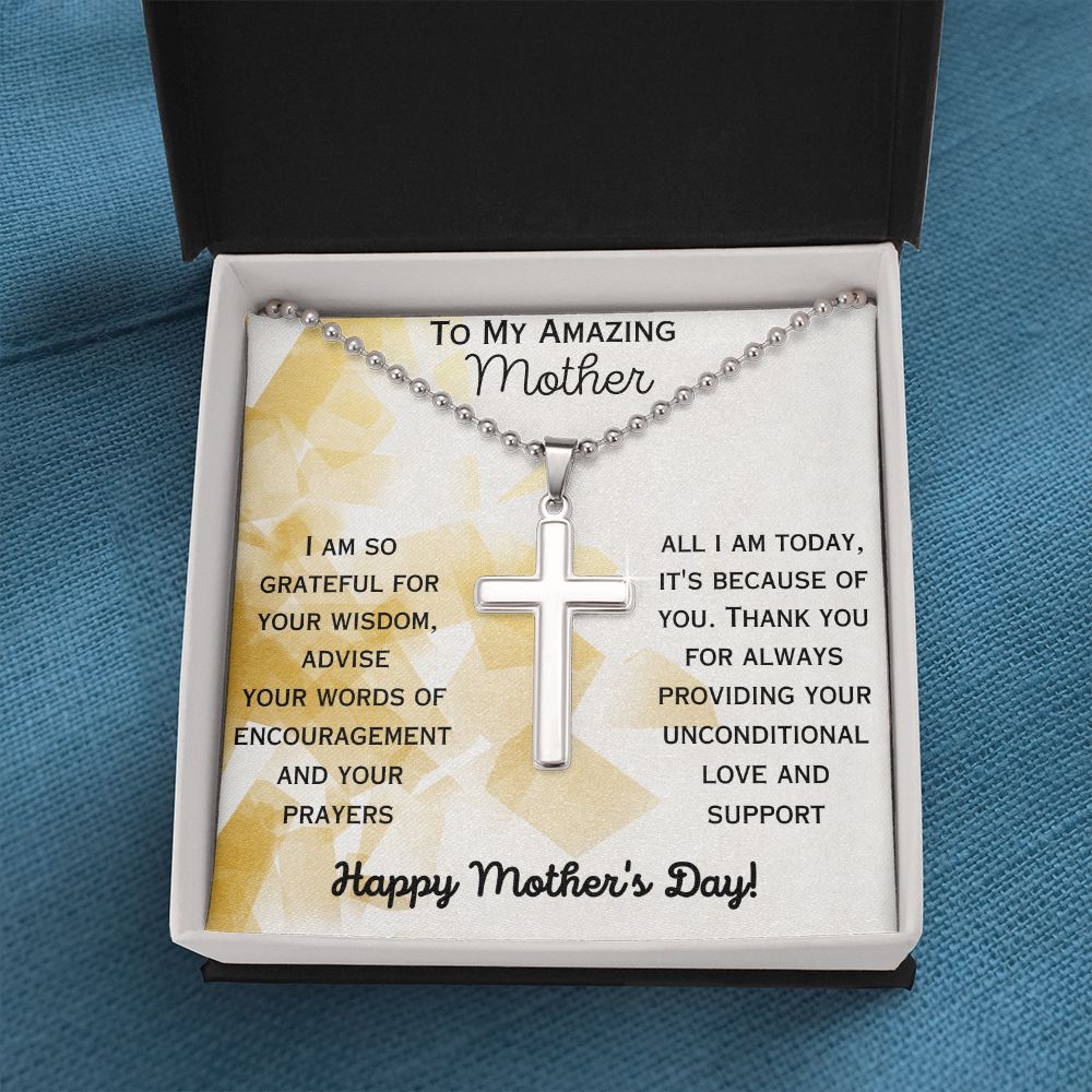 Amazing Mother- Cross Necklace