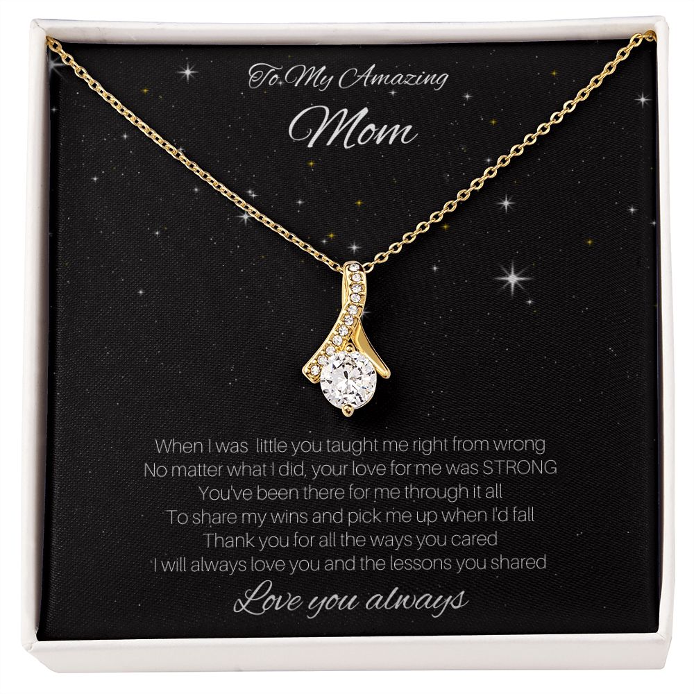 Amazing Mom- Diamond Ribbon